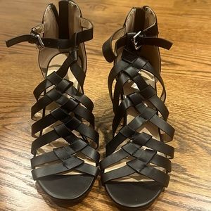 XOXO Baxter dress sandals.  Worn once but size too small.